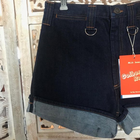 NWT M.I.H Jeans High Waisted Bay Short in Rinse 30 - Picture 11 of 16